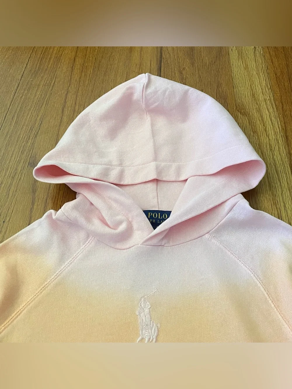 Ralph Lauren Girls' Pink Ombre Hoodie
